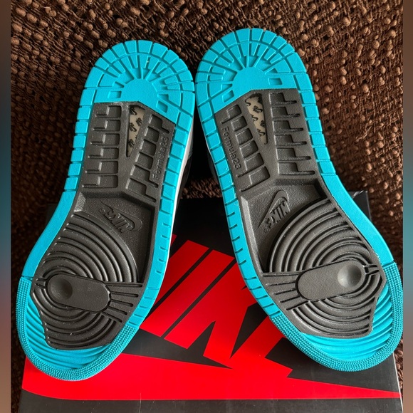 Nike Air Jordan 1 Zoom CMFT 2 | Bleached Aqua Citrus | DV1307-408 | Size 9 Men - Picture 12 of 16